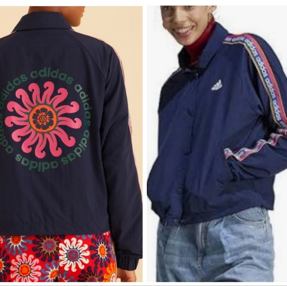 FARM Rio Jackets & Blazers - New FARM RIO Adidas Coach Jacket Size L